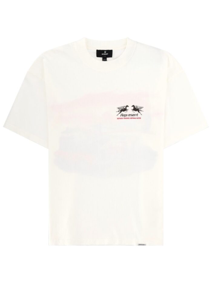 Represent T-SHIRT CON STAMPA "24 HOUR SERVICE"