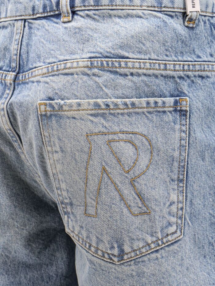 represent tailored stone washed denim bermuda shorts Represent Tailored Stone-washed Denim Bermuda Shorts