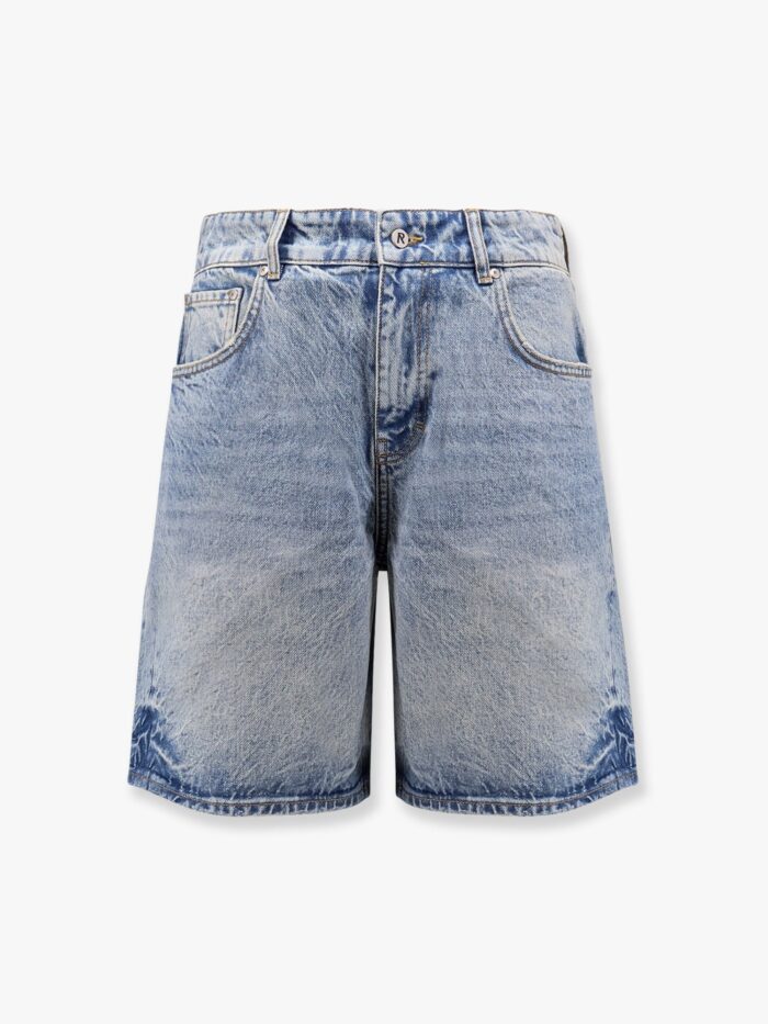 represent tailored stone washed denim bermuda shorts Represent Tailored Stone-washed Denim Bermuda Shorts