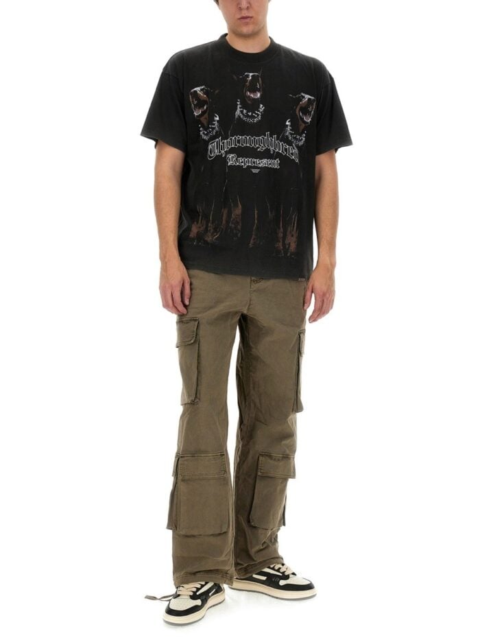 Represent "THOROUGHBRED" T-SHIRT