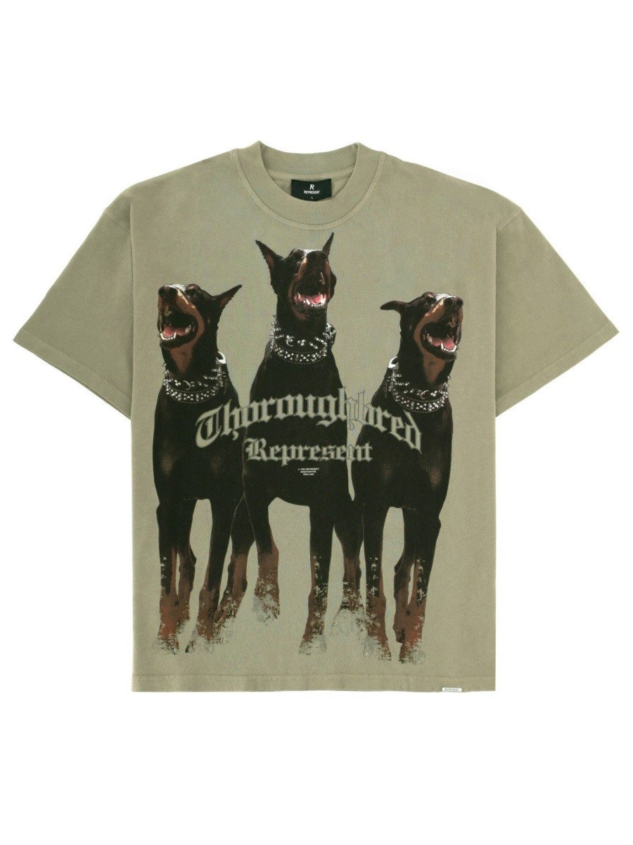 Represent "THOROUGHBRED" T-SHIRT