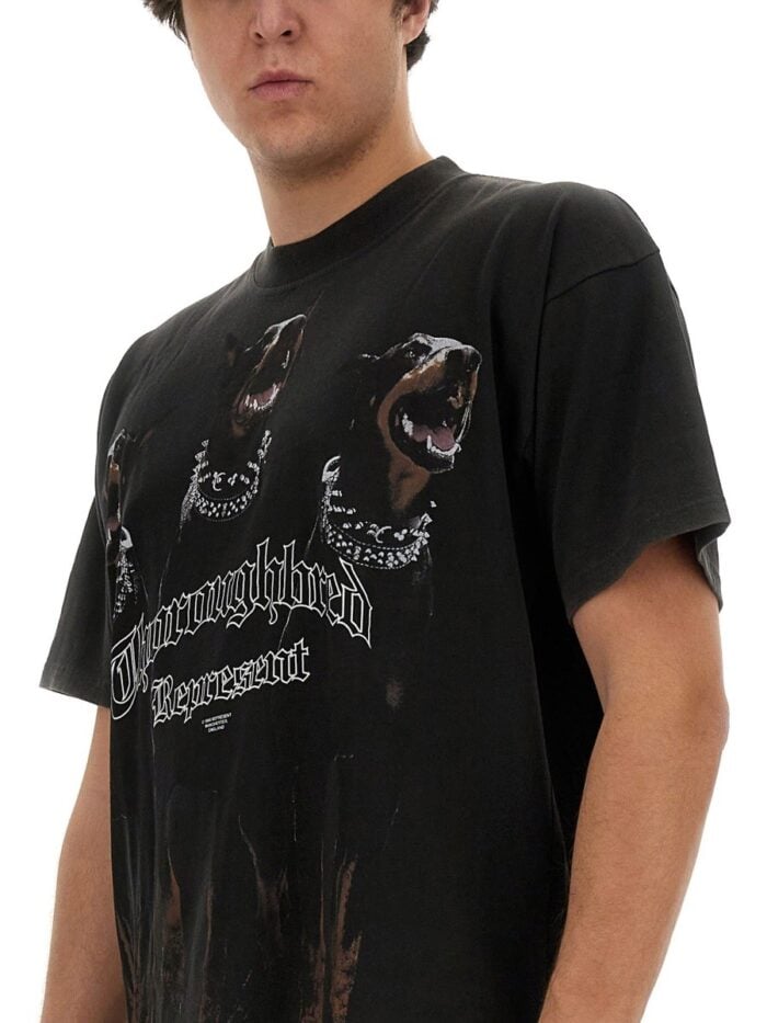 Represent "THOROUGHBRED" T-SHIRT