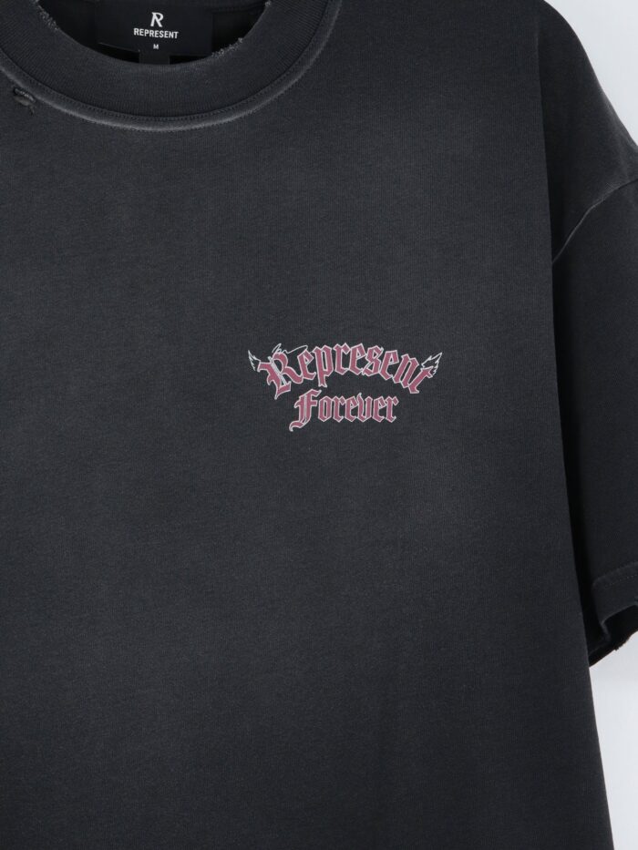 Represent Used-effect Cotton T-shirt