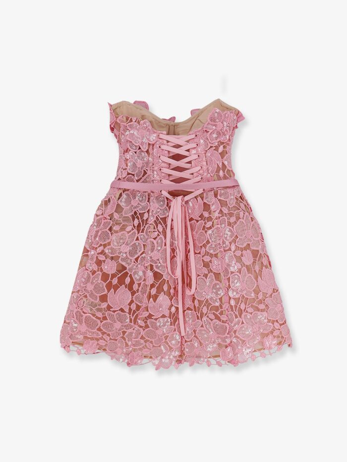 RETROFETE Novalie Mini Dress With Satin Belt