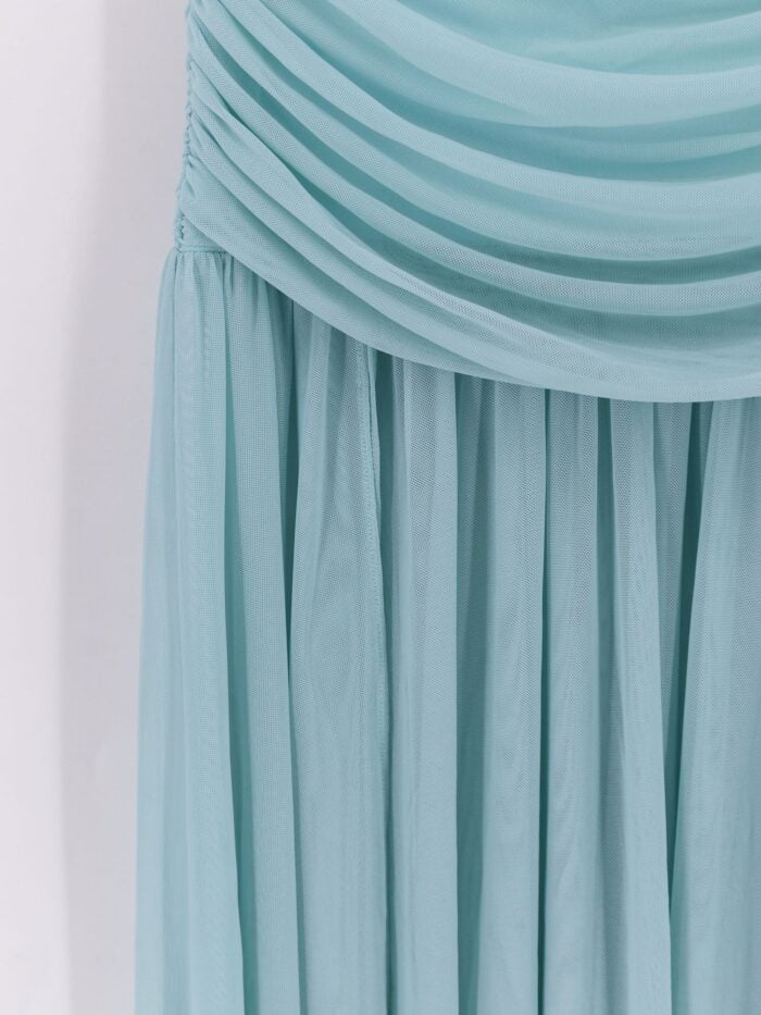 RETROFETE Stretch Fabric Adele Long Dress