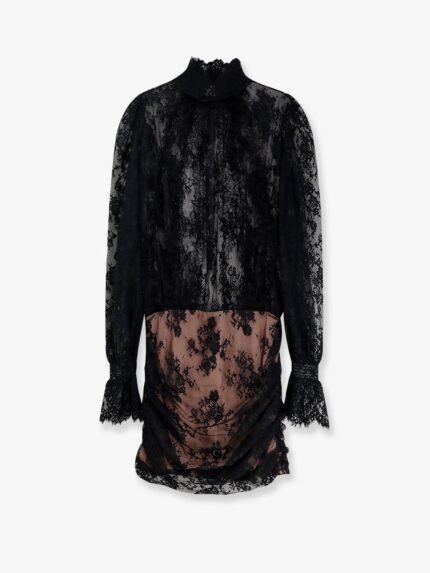 RETROFETE Ysolde Lace Mini Dress