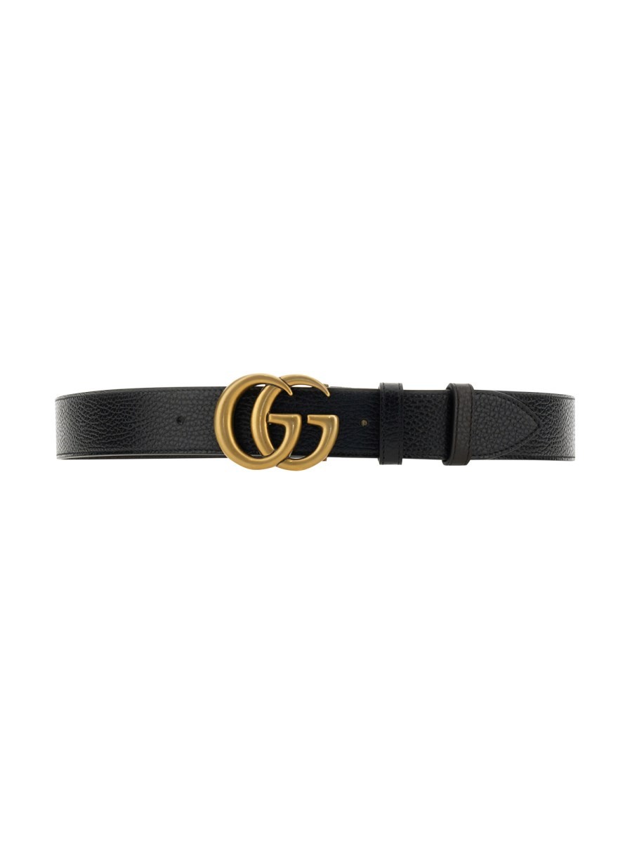 Gucci REVERSIBLE BELT WITH DOUBLE G BUCKLE