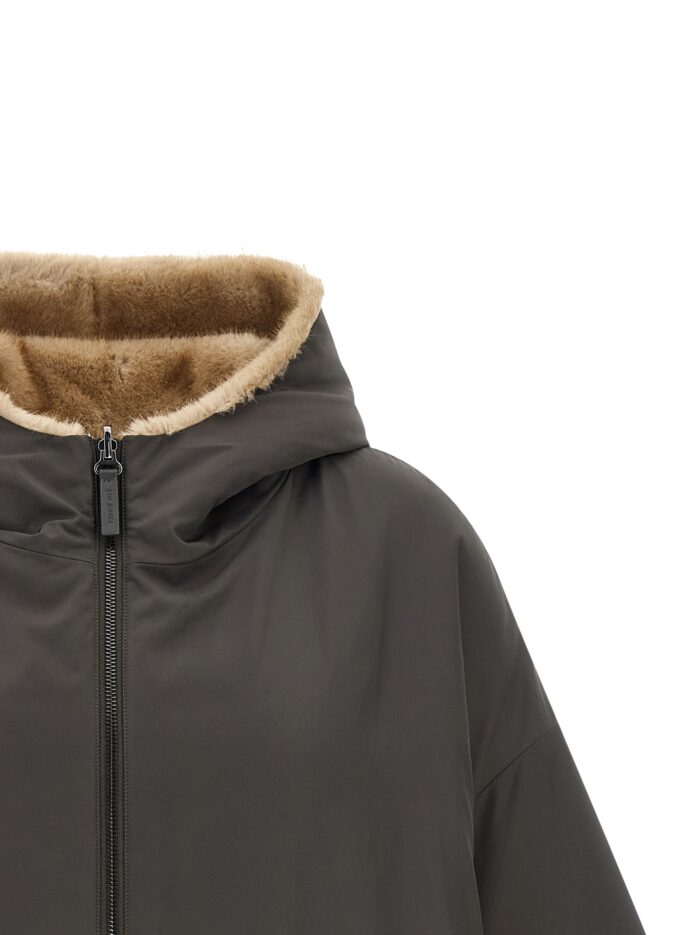 LOU ANDREA Reversible Cape With Hood