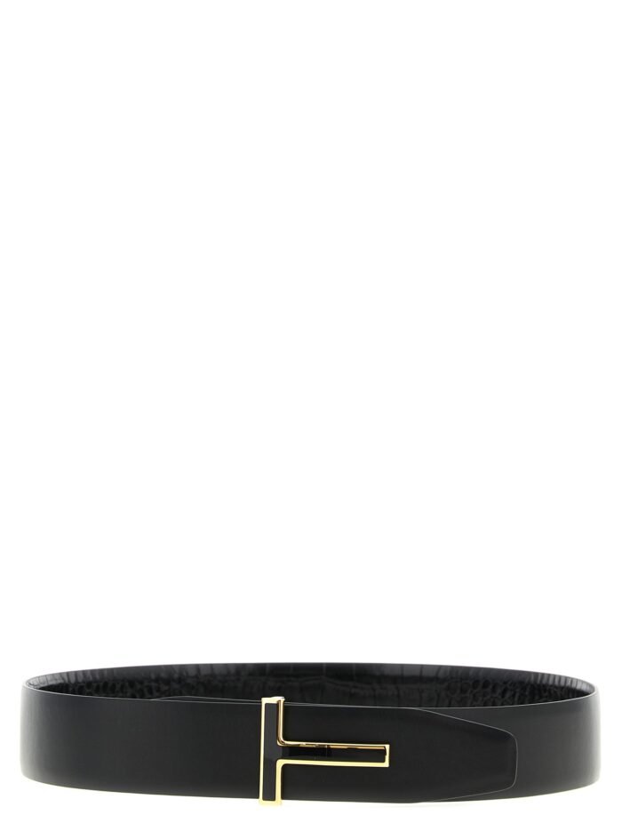 TOM FORD Reversible Crocodile Belt