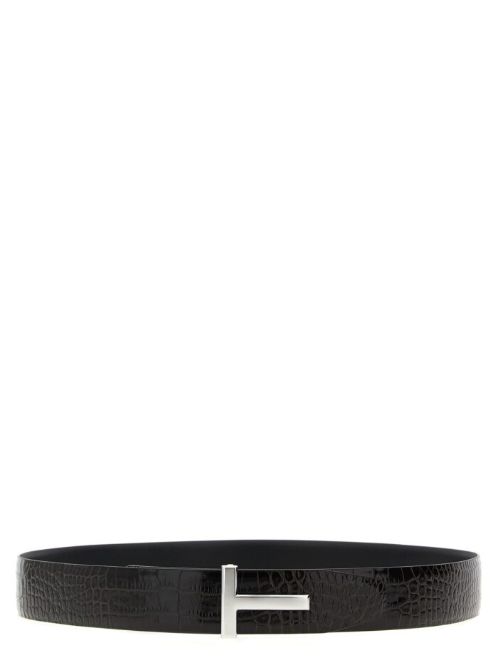 tom ford reversible crocodile leather belt TOM FORD Reversible Crocodile Leather Belt