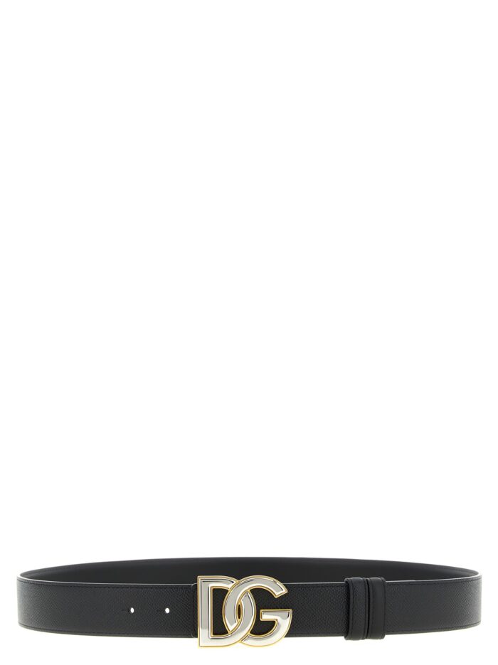dolce & gabbana reversible ‘dg’ cross belt Dolce & Gabbana Reversible ‘DG’ Cross Belt