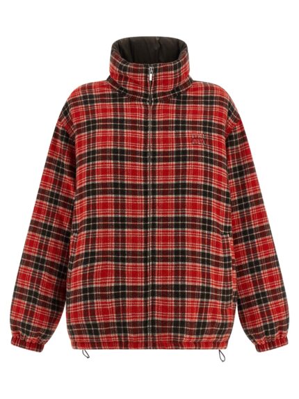 Miu Miu Reversible Front Logo Down Jacket