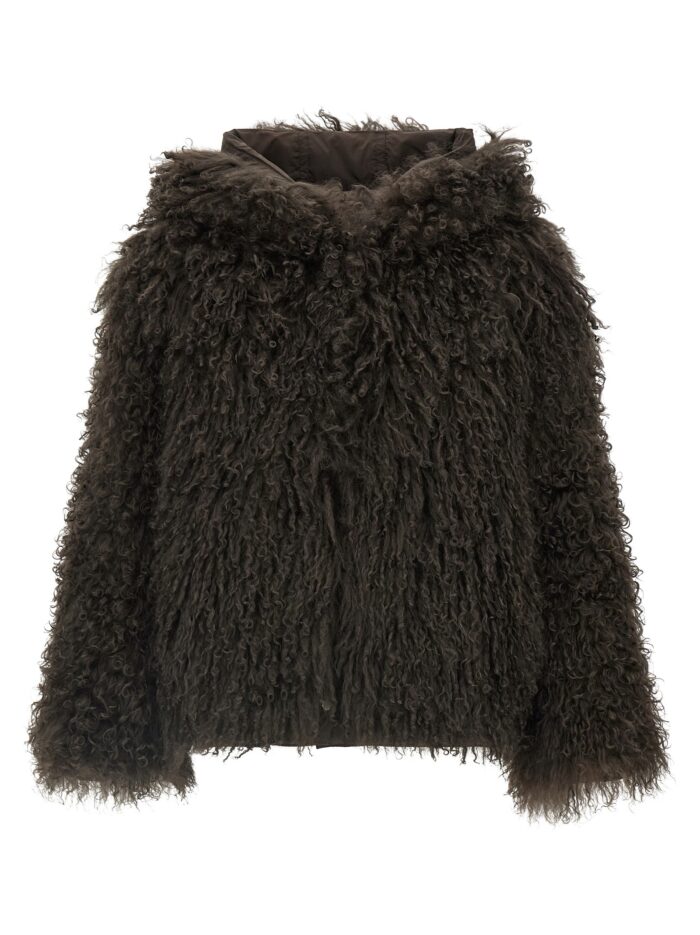 ARMY YVES SALOMON Reversible Fur Down Jacket