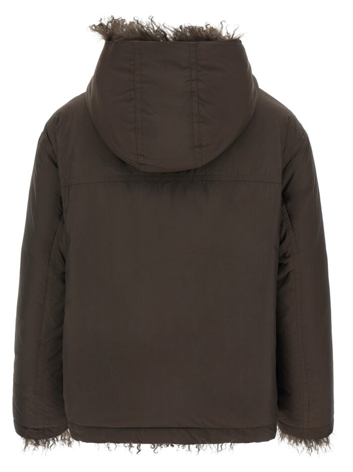 ARMY YVES SALOMON Reversible Fur Down Jacket