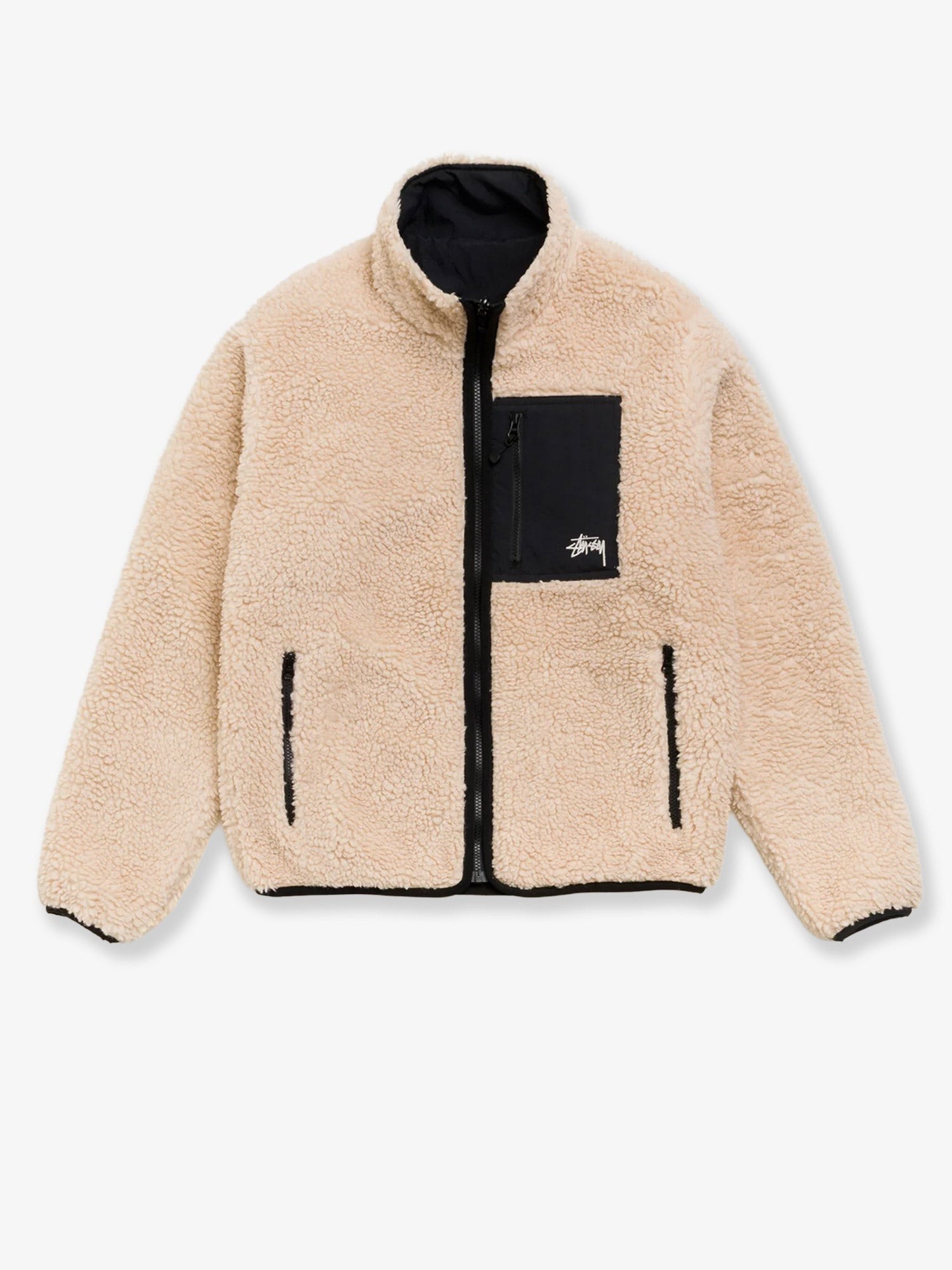 STUSSY Reversible Sherpa And Nylon Jacket
