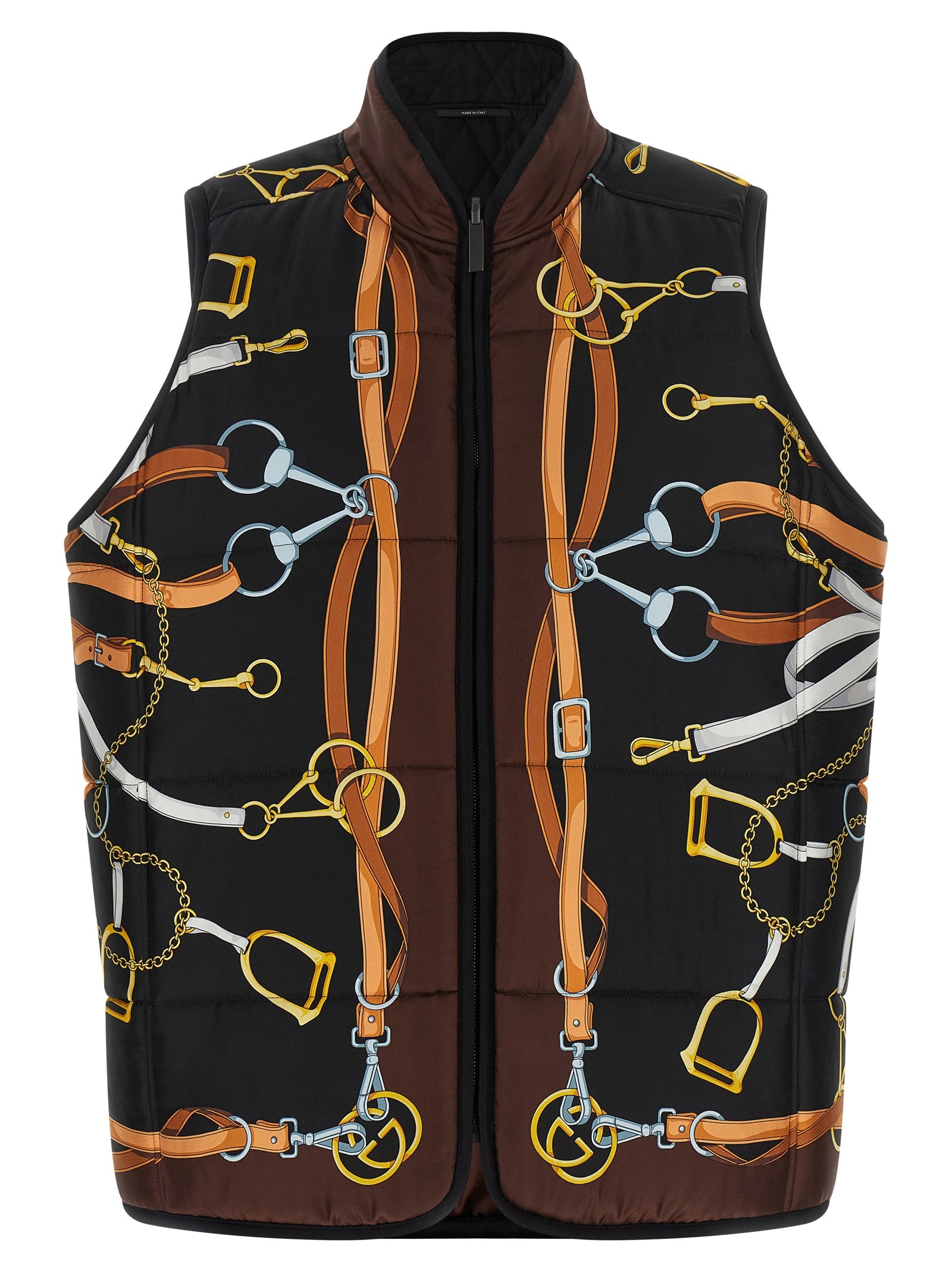 Gucci Reversible Silk Twill Vest