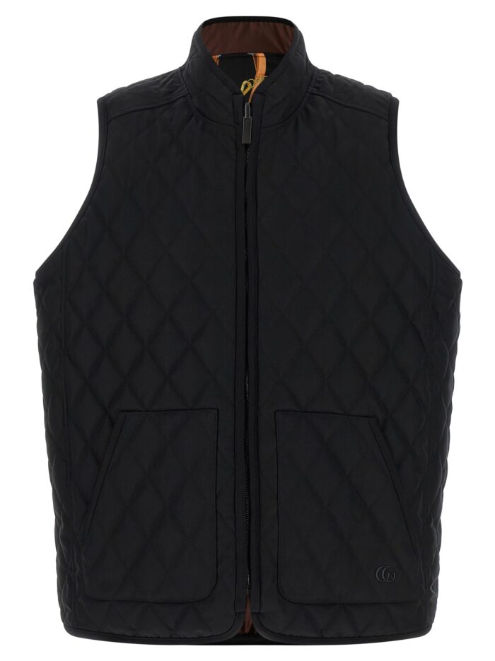 Gucci Reversible Silk Twill Vest