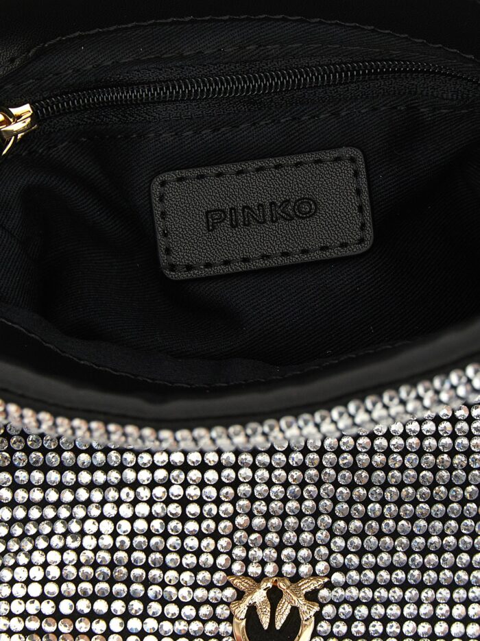 Pinko Rhinestone Bucket Bag