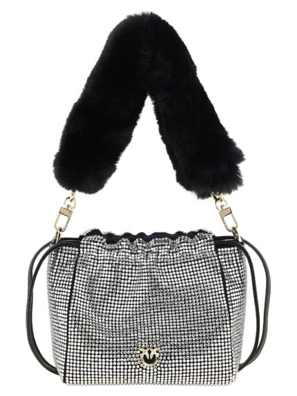 Pinko Rhinestone Bucket Bag