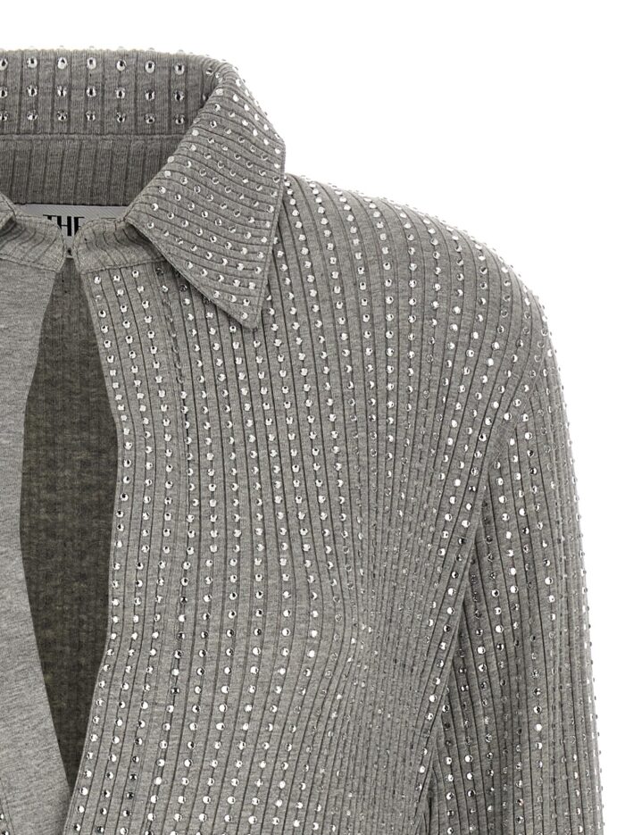 The Attico Rhinestone Dress