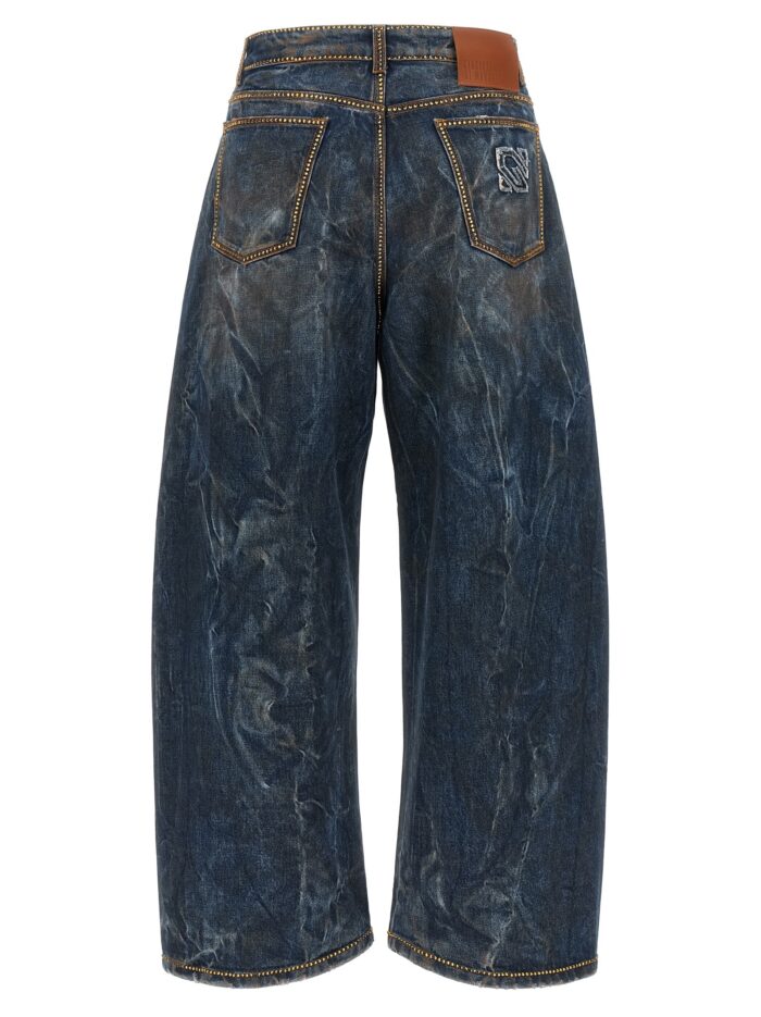 GIUSEPPE DI MORABITO Rhinestone Jeans