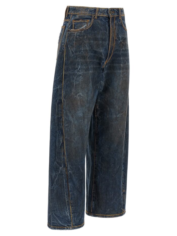 GIUSEPPE DI MORABITO Rhinestone Jeans
