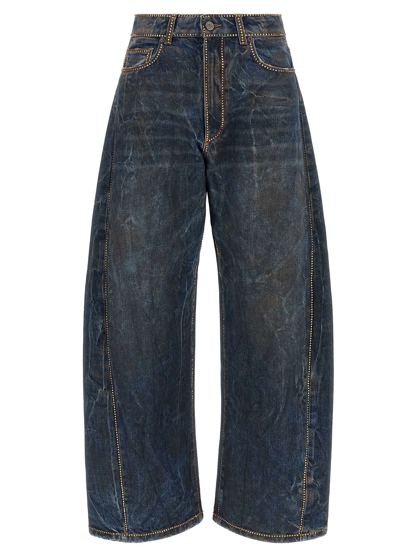GIUSEPPE DI MORABITO Rhinestone Jeans