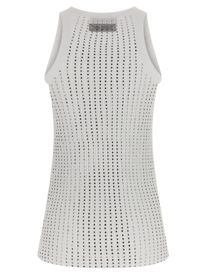 The Attico Rhinestone Tank Top