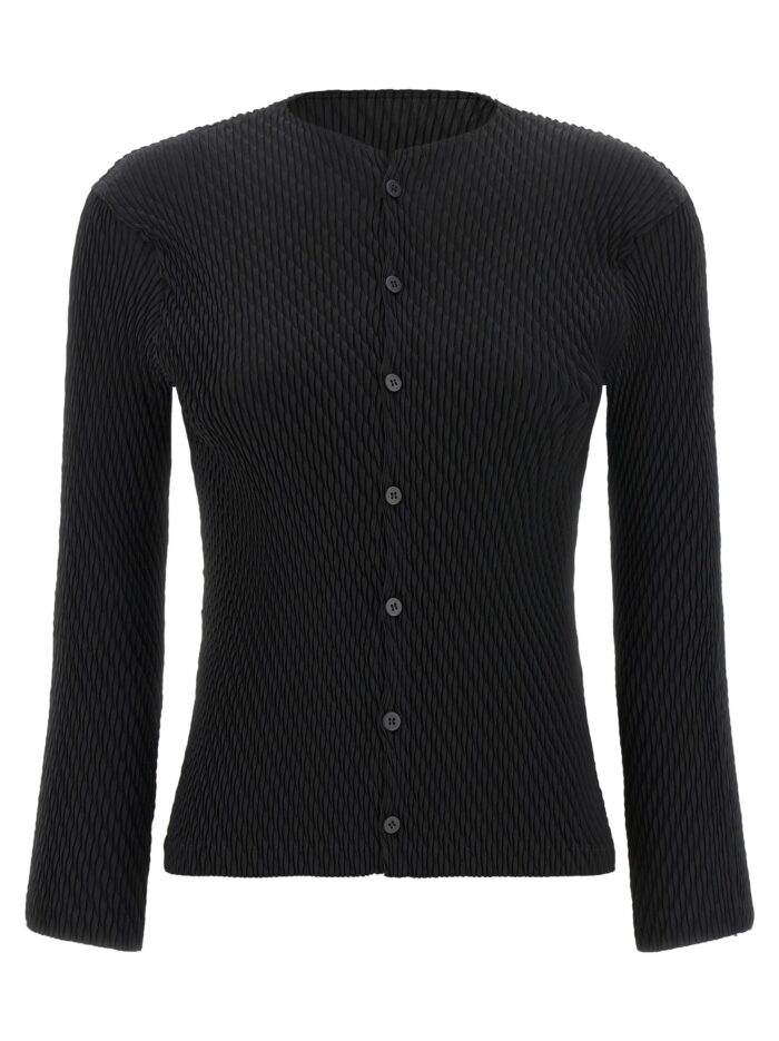 ISSEY MIYAKE 'Rhombus Pleats' Cardigan