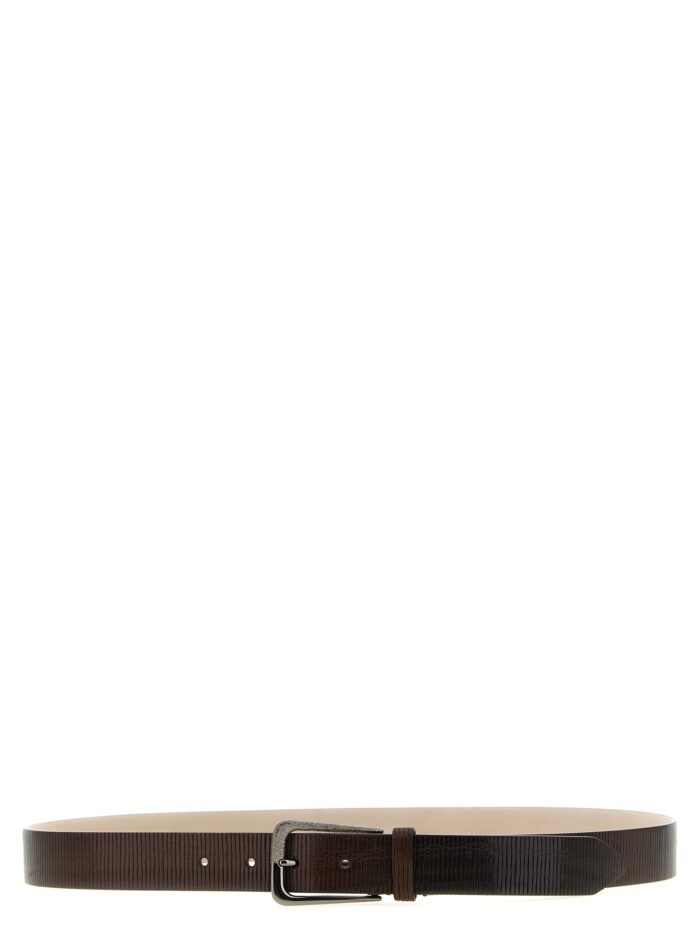 brunello cucinelli ribbed belt Brunello Cucinelli Ribbed Belt