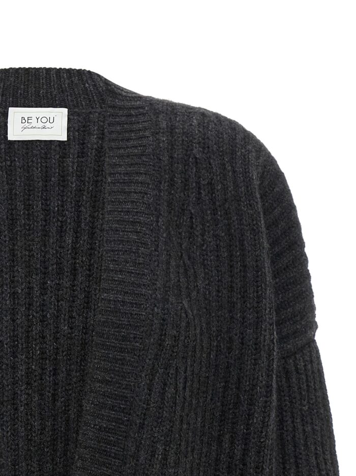 BE YOU Ribbed Cardigan