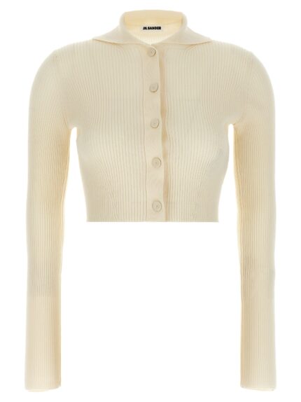 JIL SANDER Ribbed Cardigan
