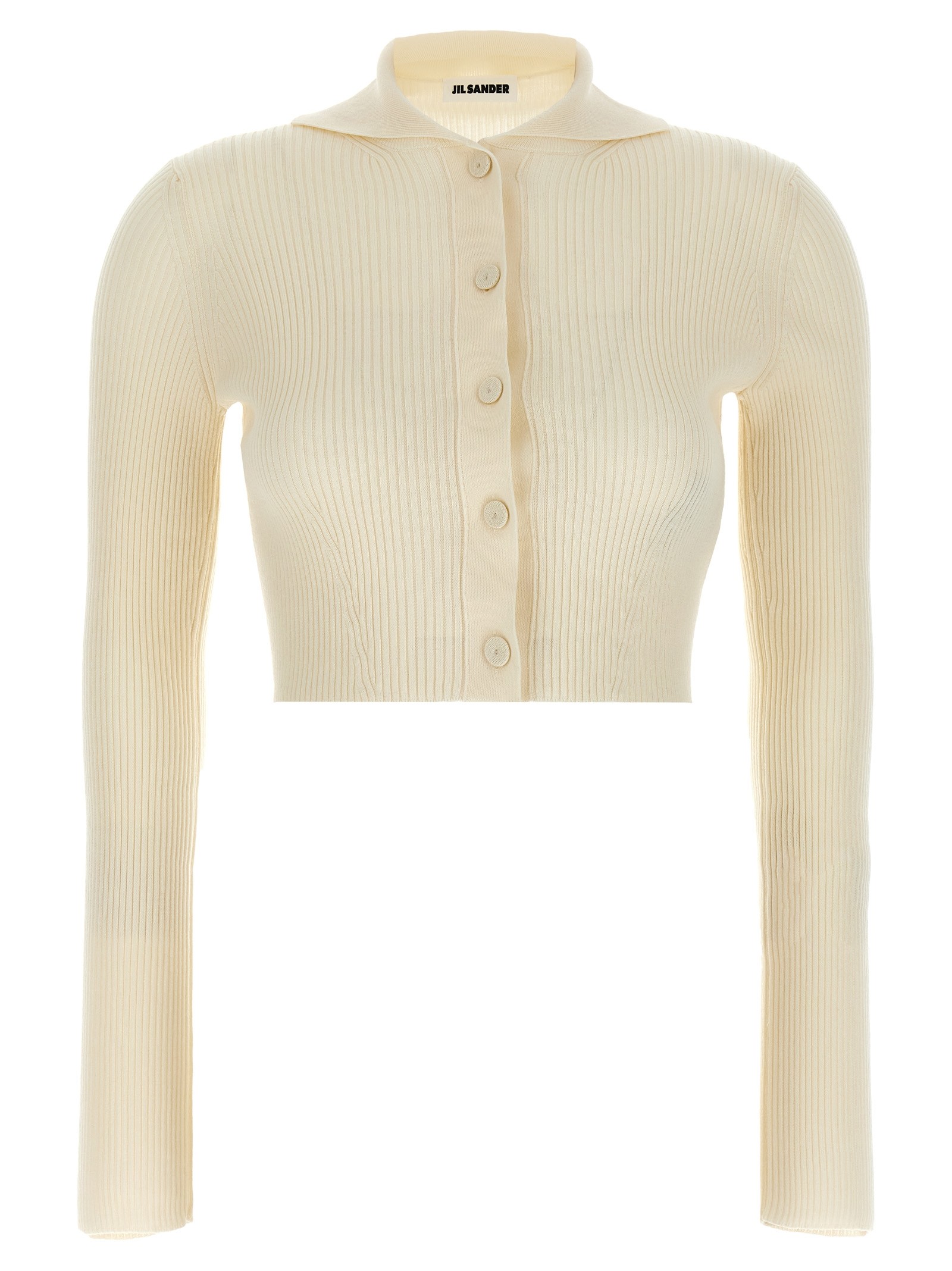 JIL SANDER Ribbed Cardigan