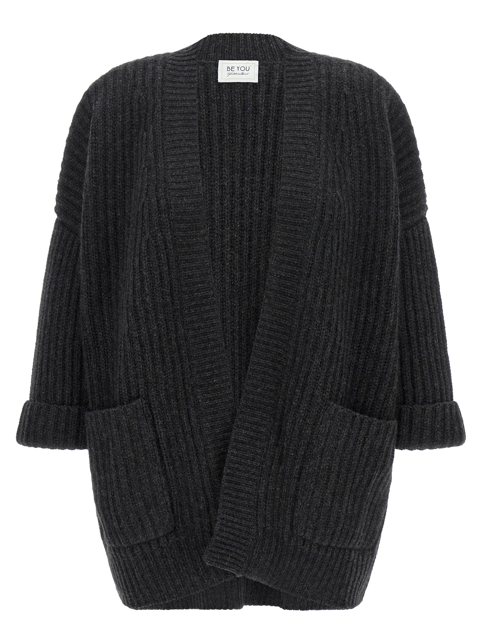 BE YOU Ribbed Cardigan