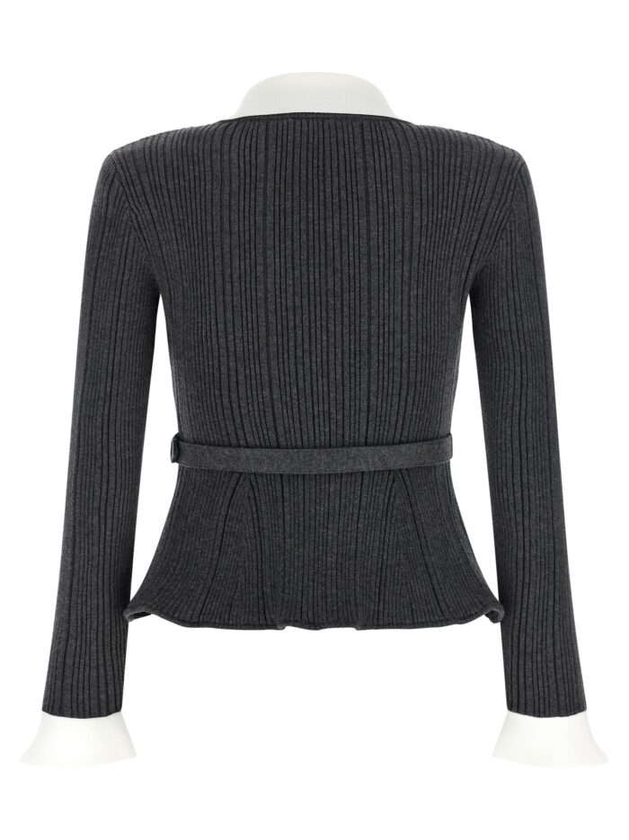 SELF PORTRAIT Ribbed Cardigan