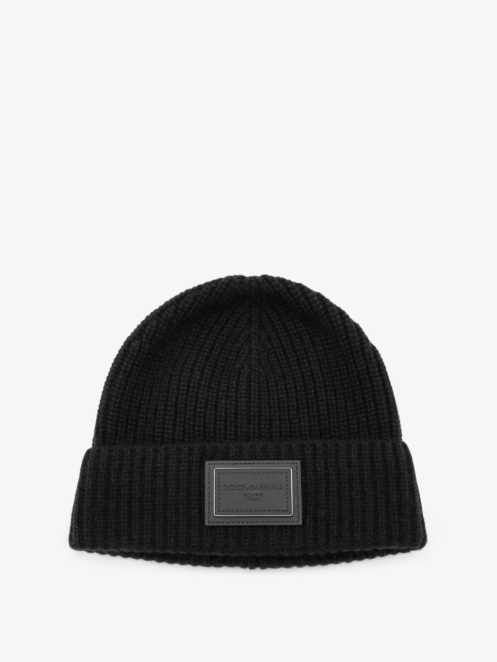 dolce & gabbana ribbed cashmere hat Dolce & Gabbana Ribbed Cashmere Hat