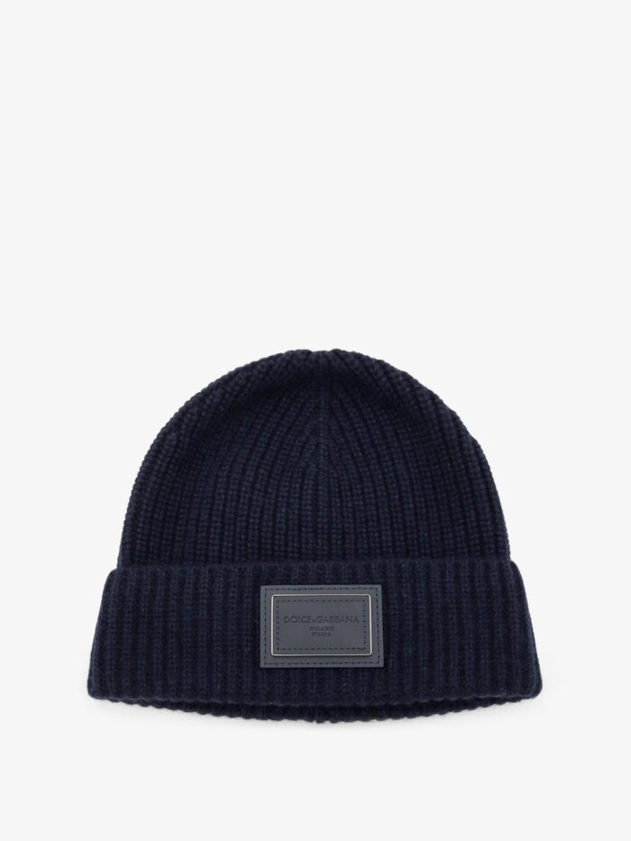 dolce & gabbana ribbed cashmere hat Dolce & Gabbana Ribbed Cashmere Hat