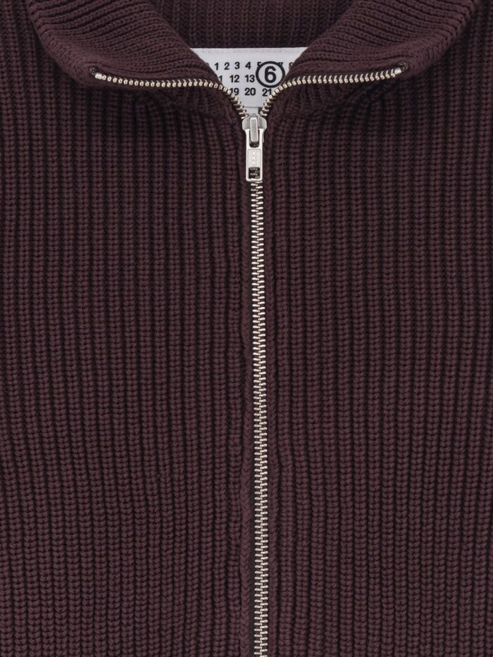 MM6 MAISON MARGIELA Ribbed Cotton Cardigan