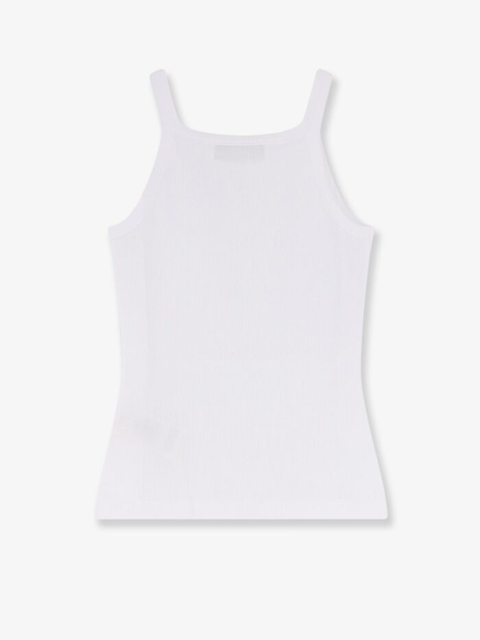 Fendi Ribbed Cotton Tank Top
