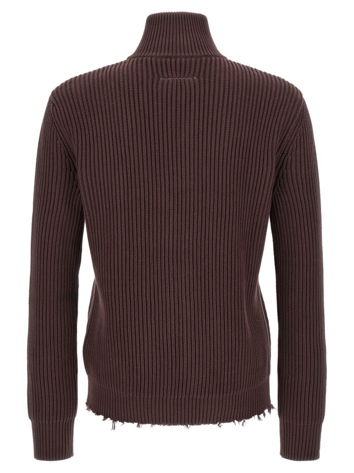 MM6 MAISON MARGIELA Ribbed Cotton Turtleneck Sweater