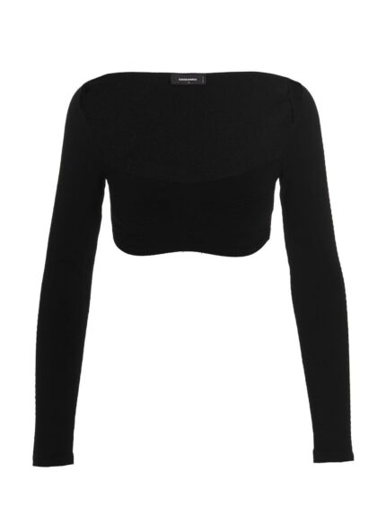 Dsquared2 Ribbed Cropped Sweater
