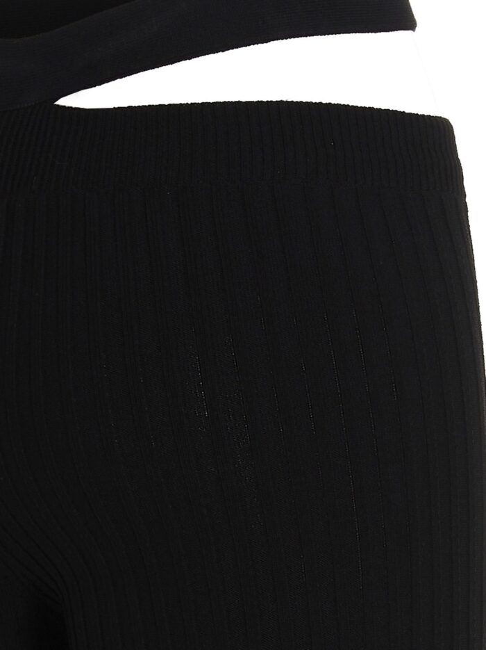 ANDREADAMO Ribbed Flared Trousers
