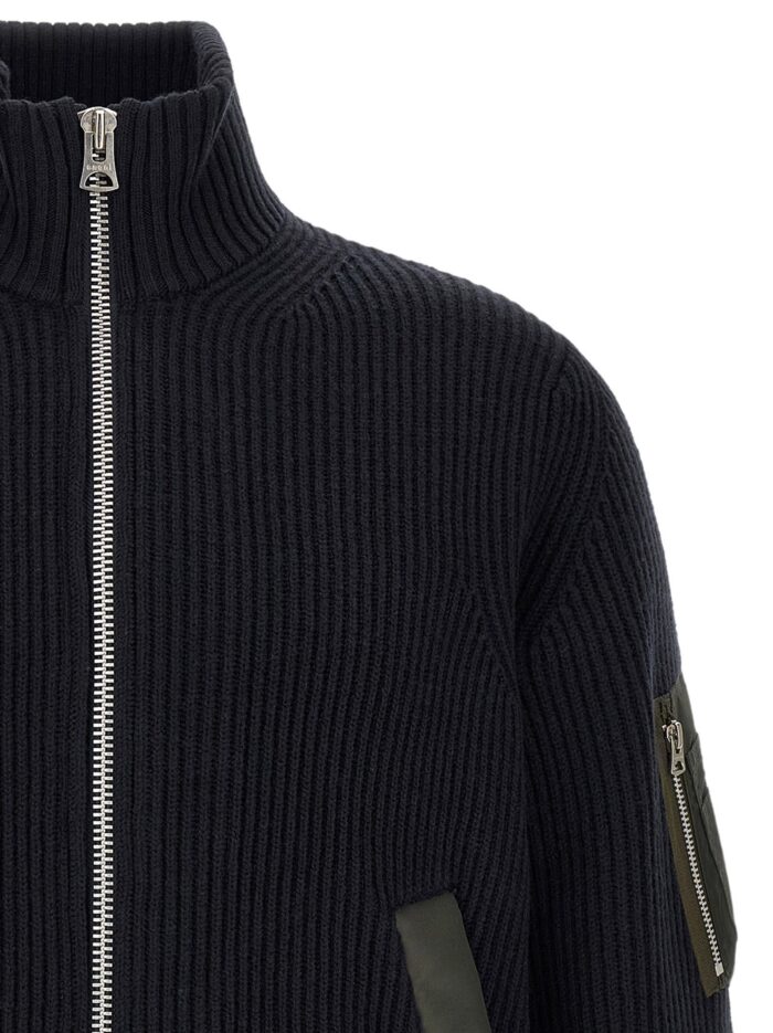 SACAI Ribbed Knit Blouson