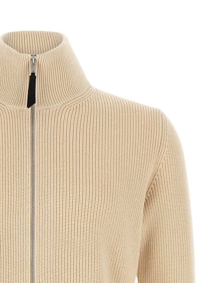 Maison Margiela Ribbed Knit Cardigan