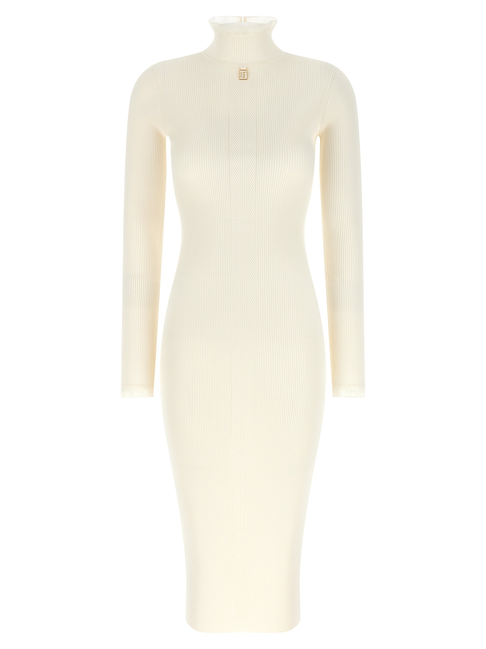 Elisabetta Franchi Ribbed Knit Dress