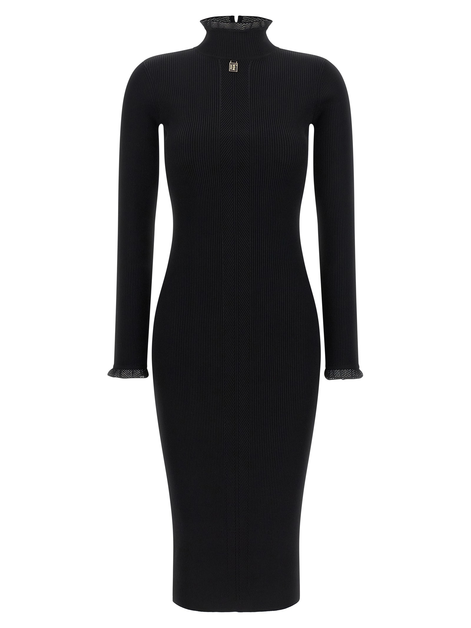 Elisabetta Franchi Ribbed Knit Dress
