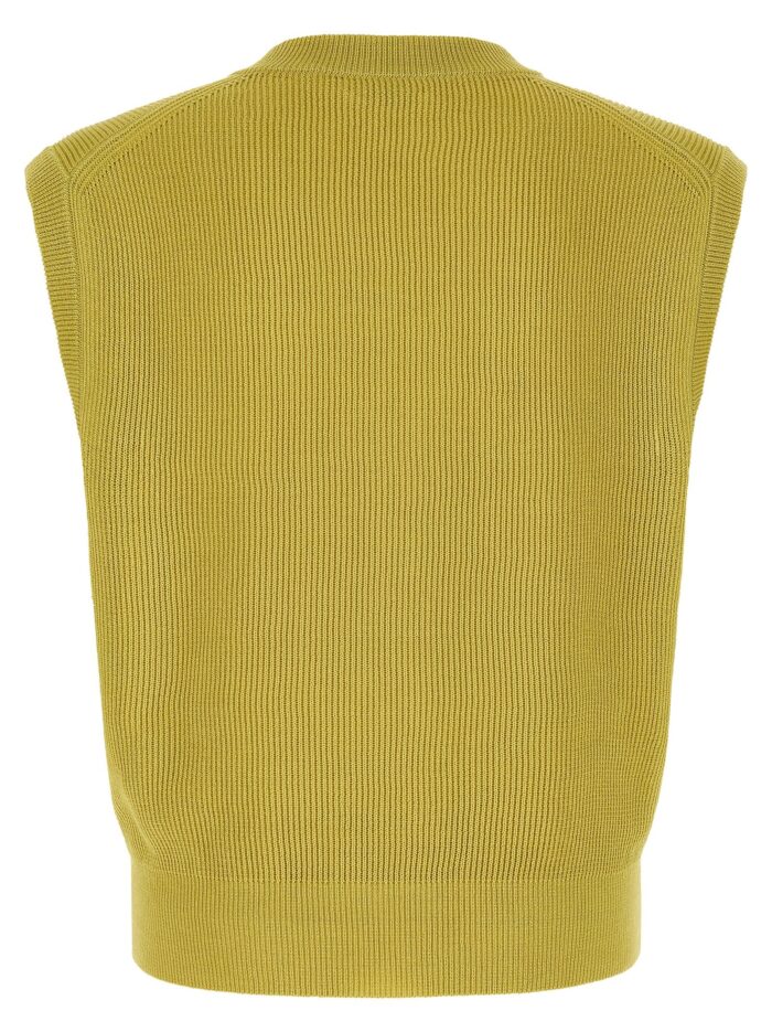 AURALEE Ribbed Knit Vest