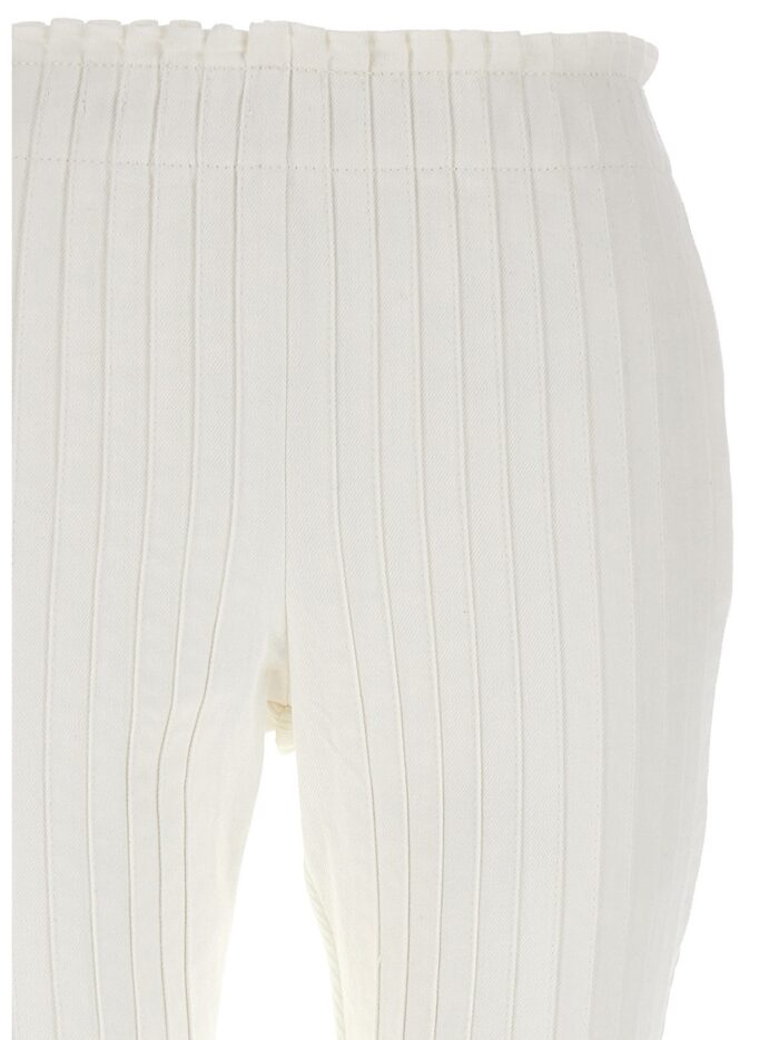 SACAI Ribbed Pleated Pants