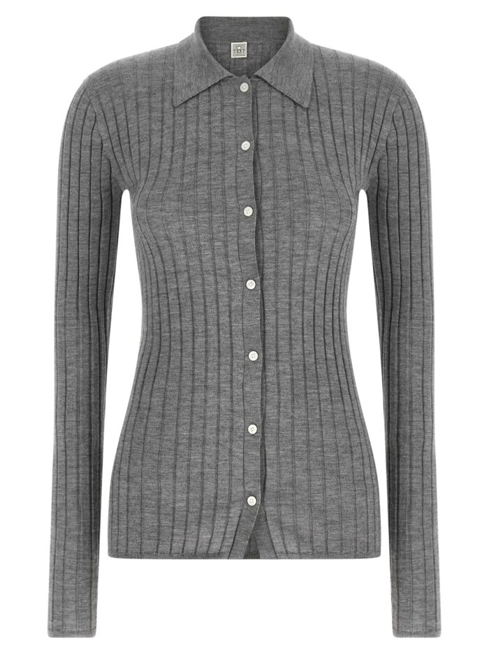 toteme ribbed shirt TOTEME Ribbed Shirt
