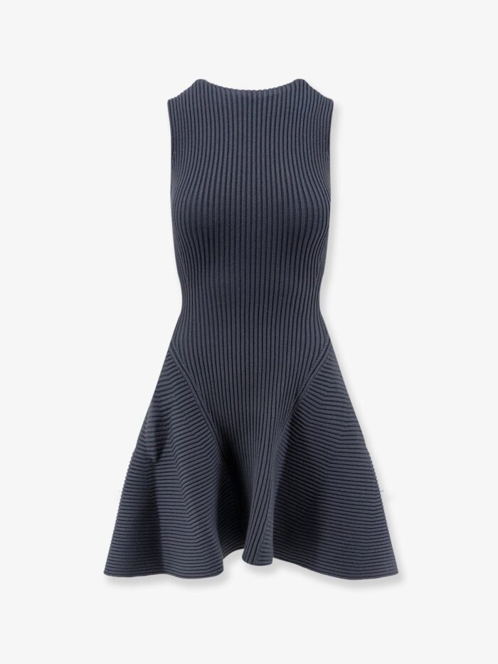 ALAIA Ribbed Skater Dress